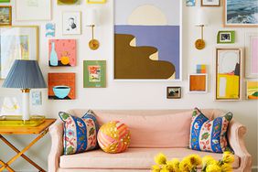 colorful living room