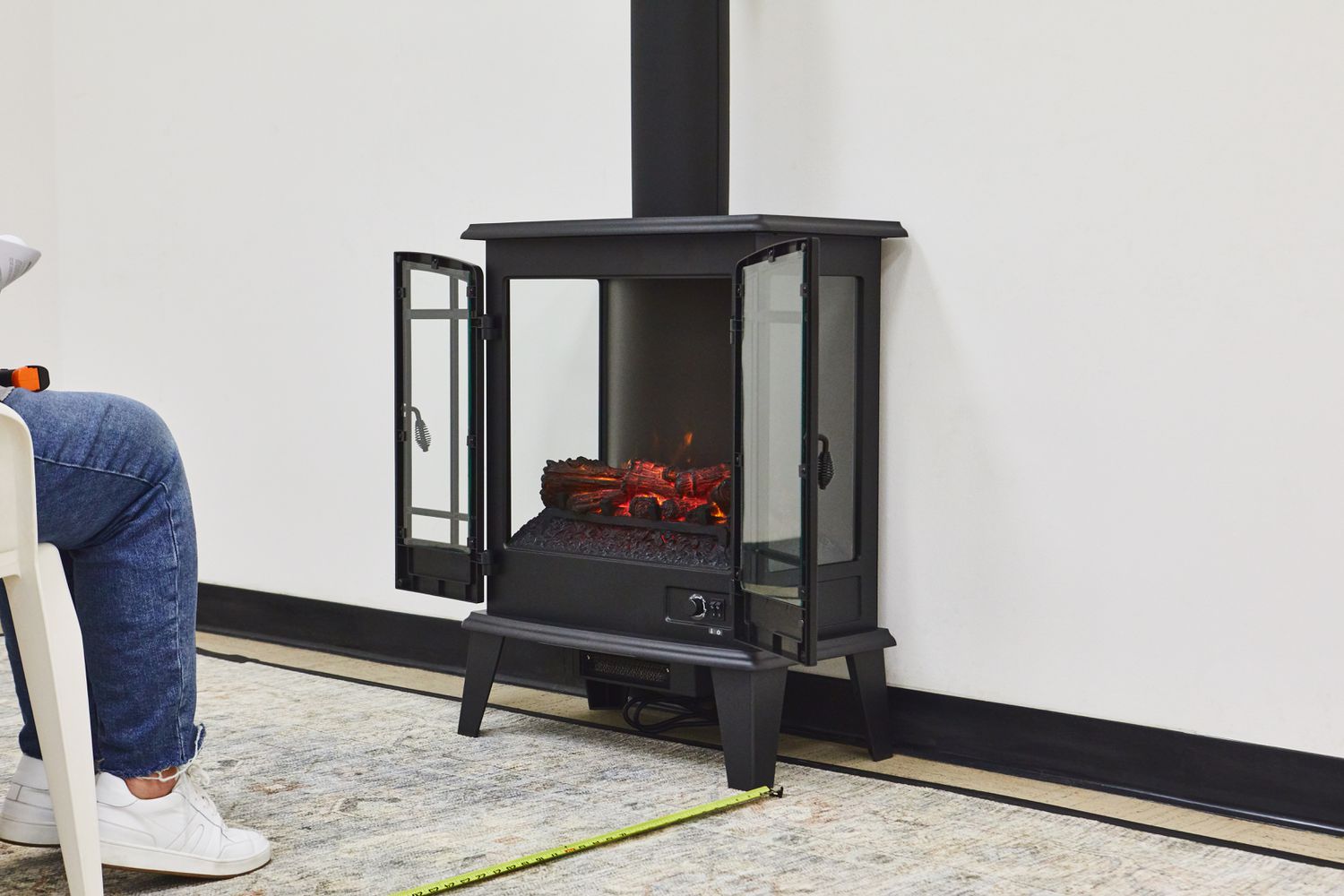 Real Flame Foster Stove Electric Fireplace