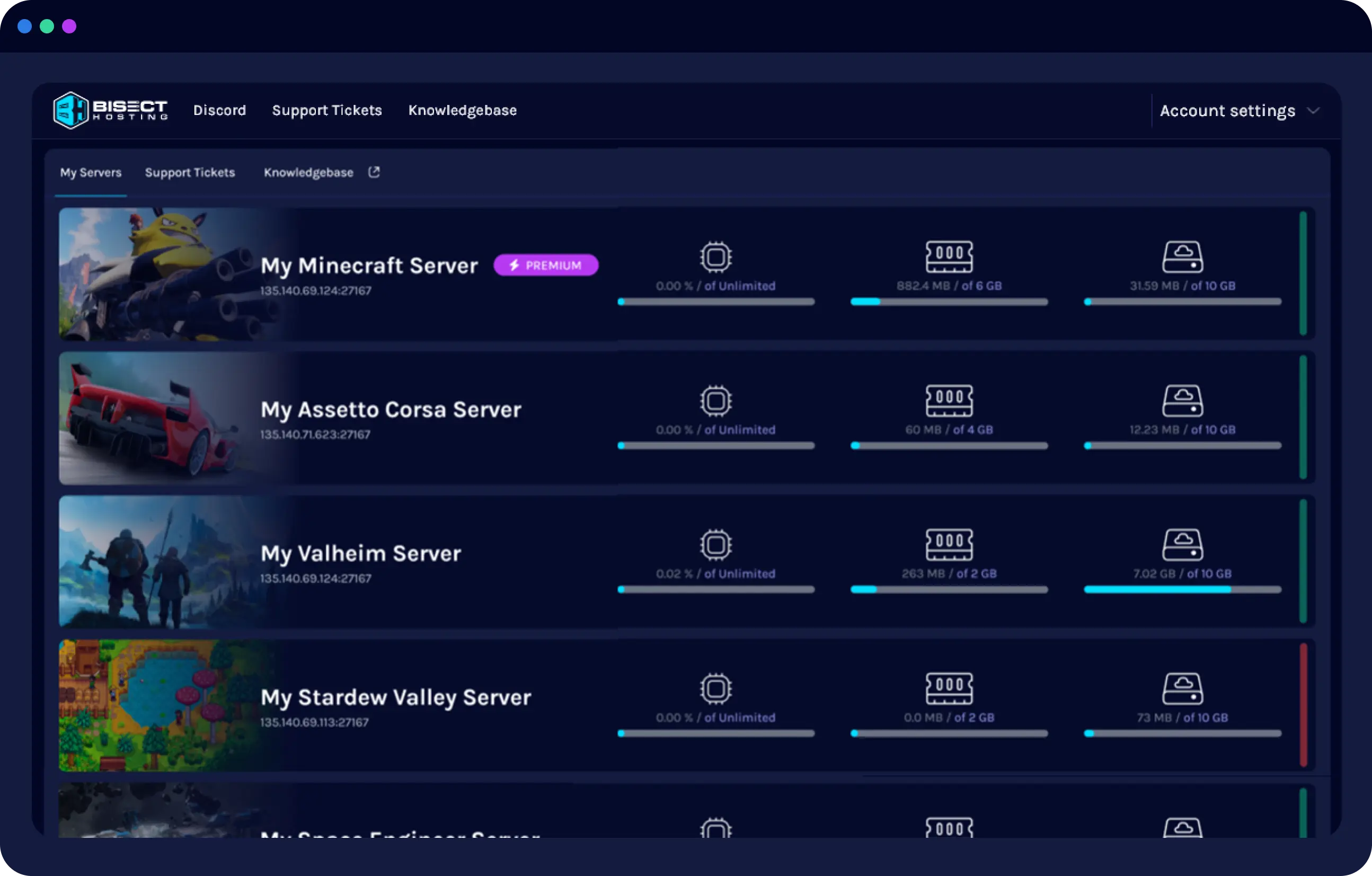 Control Panel Overview