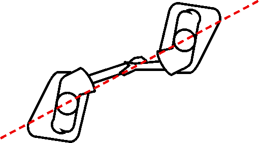 Ai hanmi Katate dori, form 1, top-down view