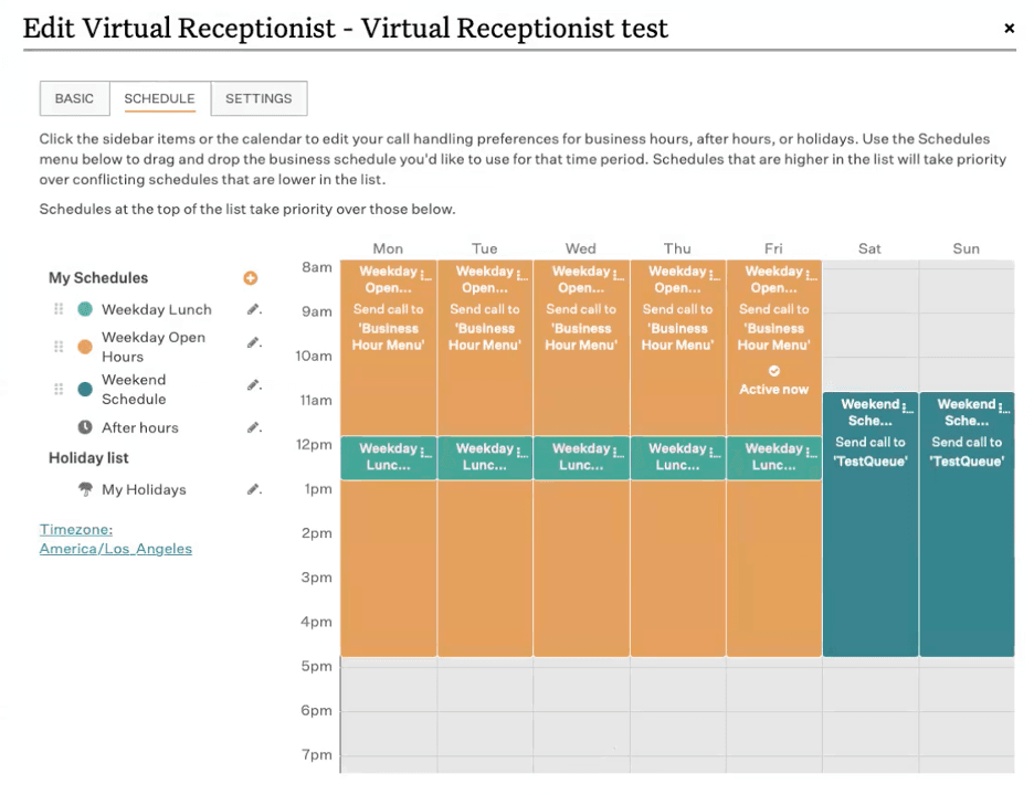 Ooma virtual receptionist