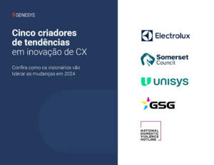 Five trendsetters in cx innovation 2024 pt br