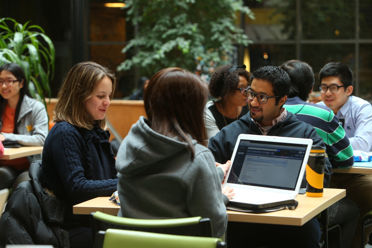 students studying in Killam library