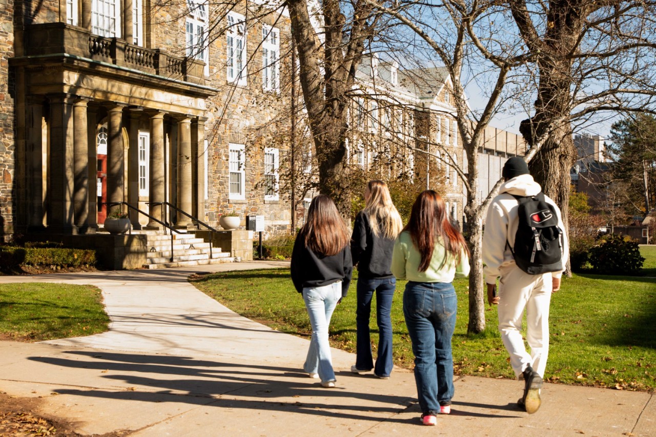 International Students at Dalhousie gather on campus. November 6, 2023.