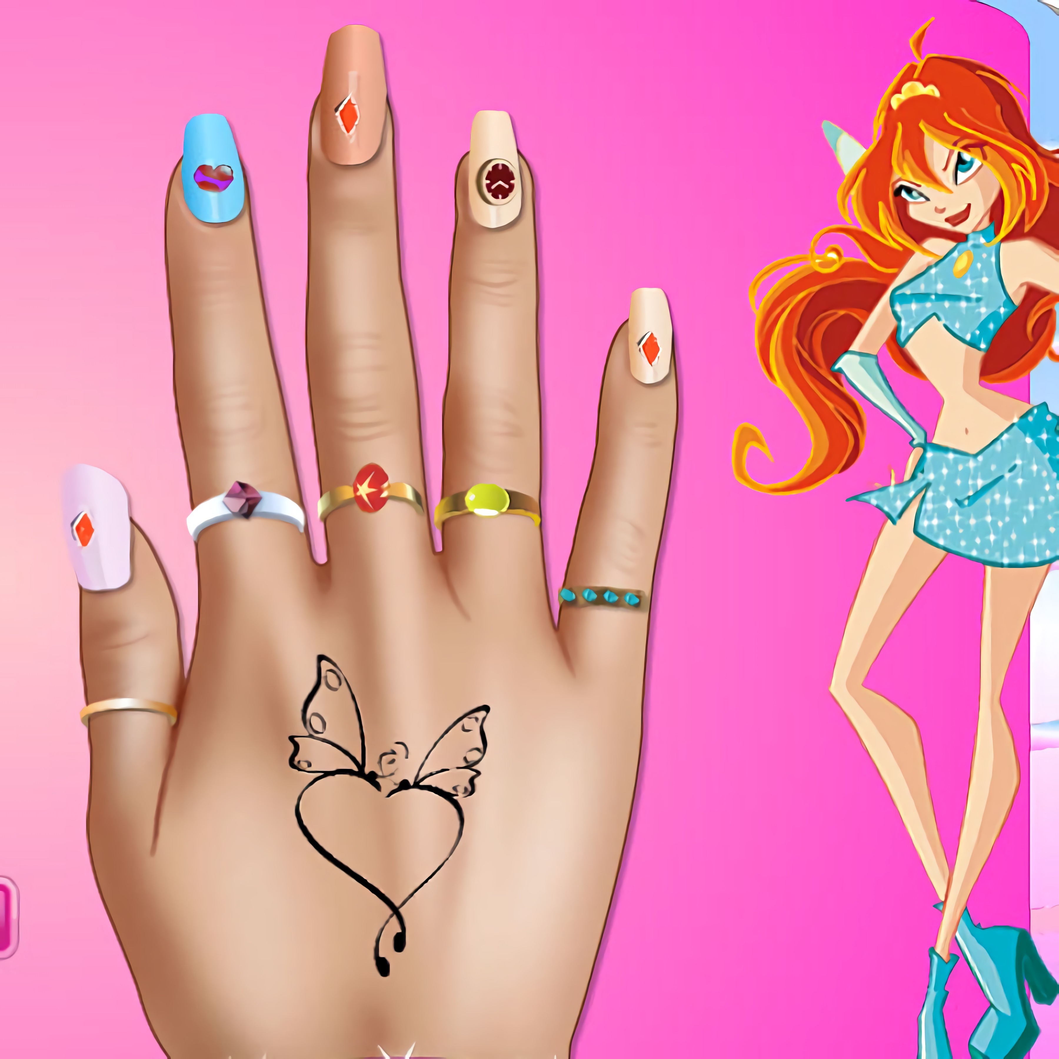 Winx Nail Makeover