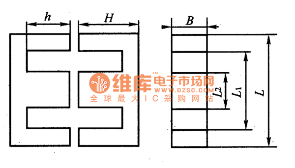 EE形软磁铁氧体磁心外形