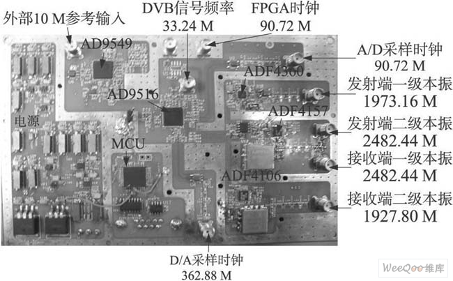 时钟方案实际PCB图