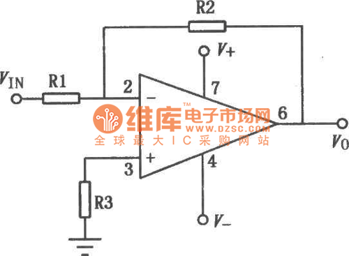 F107双电源通用型单运放电路图