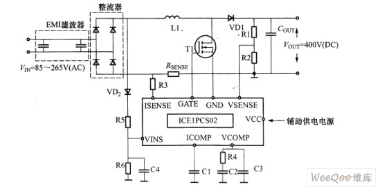 ICE1PCS02的应用电路