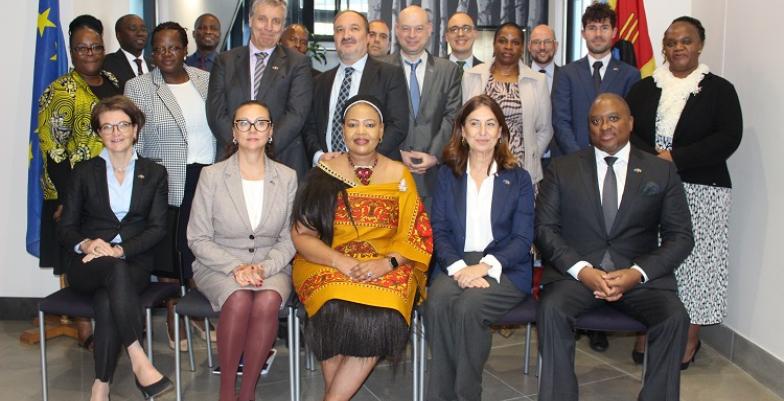 Group of people during the EU-Eswatini 1st Partnership Dialogue 