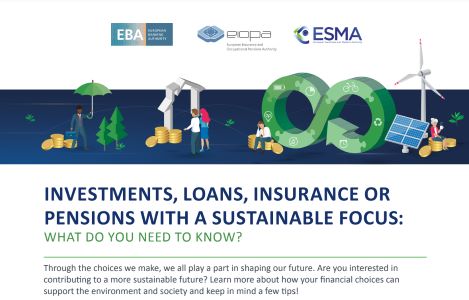 ESAs Joint Committee Sustainable Finance Factsheet