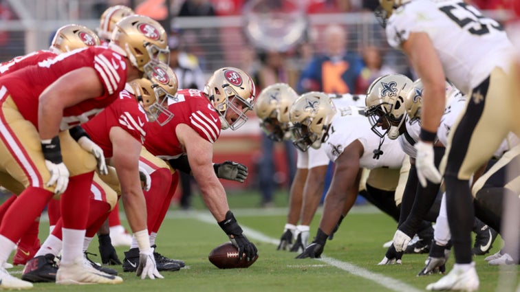 Saints and 49ers