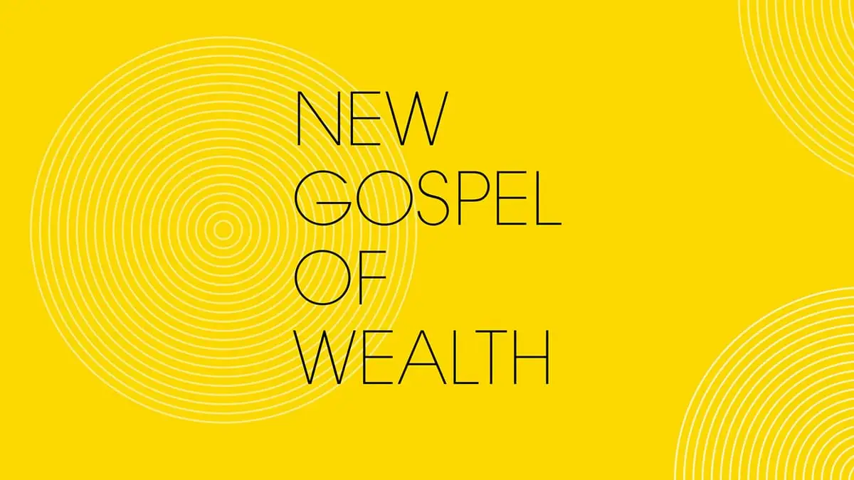 Text: New Gospel of Wealth