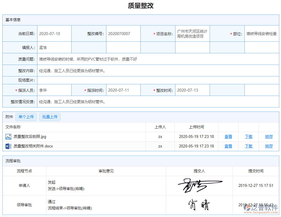 质量整改