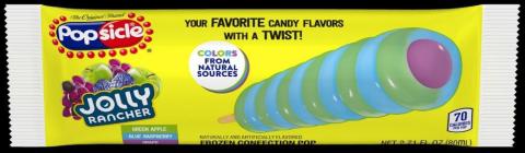 Image 1 – Labeling, front of package, Popsicle Jolly Rancher Frozen Confection Pop