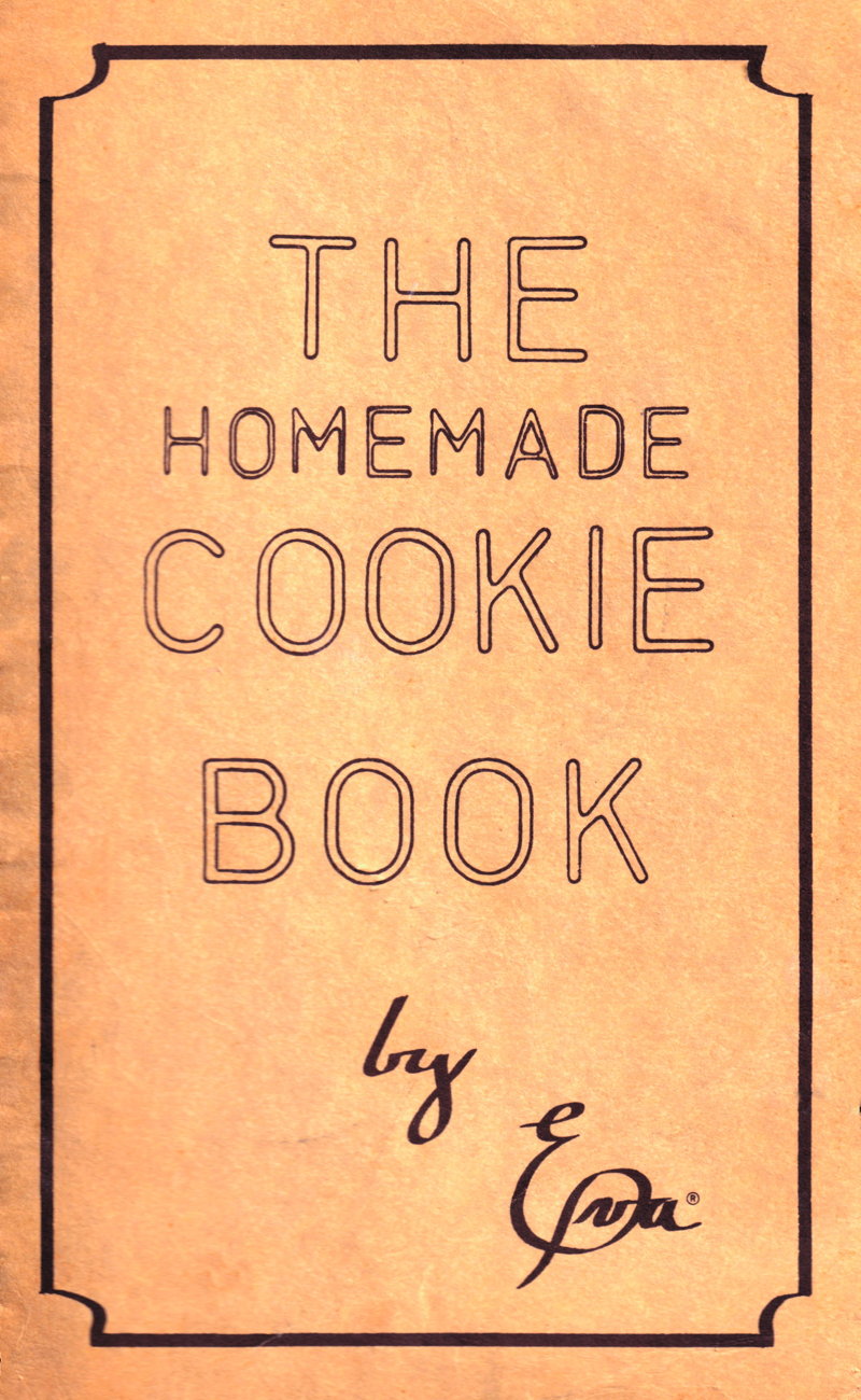 Eva Lawson’s Homemade Cookie Book: Cover for Eva Lawson’s Homemade Cookie Book.; cookbooks; eighties; Hawaii; cookies