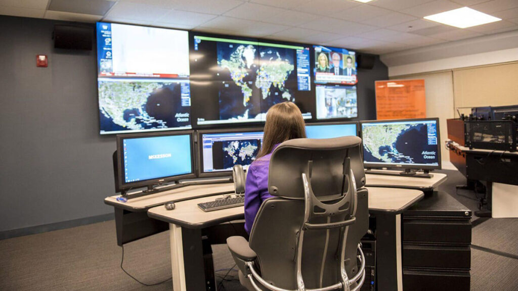 Global Security Ops Center Video Wall System