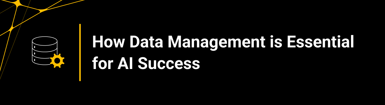 How Data Management is Essential for AI Success