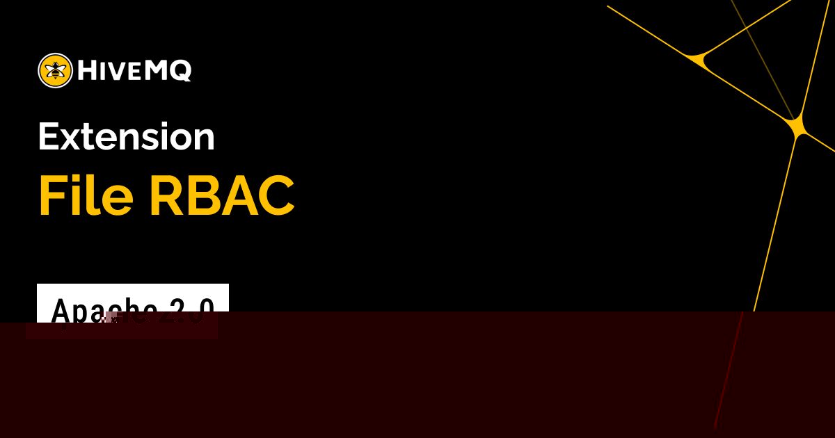 HiveMQ Extension for File RBAC