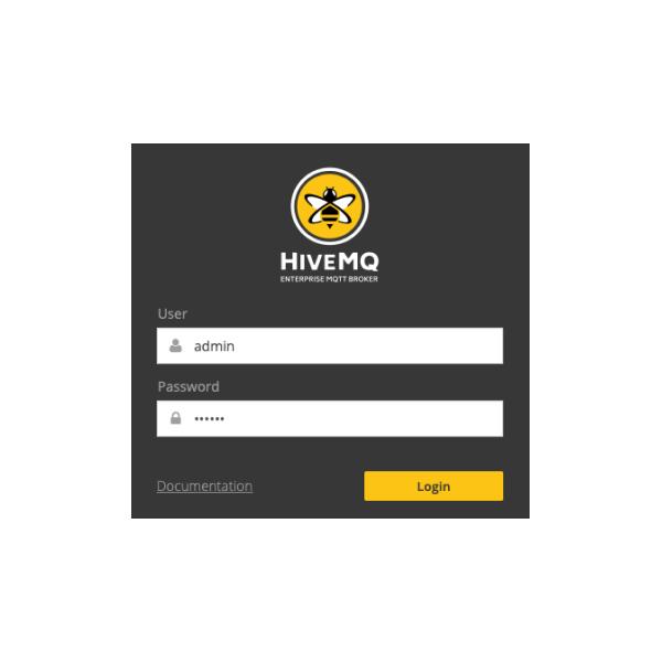 HiveMQ MQTT Broker Control Center