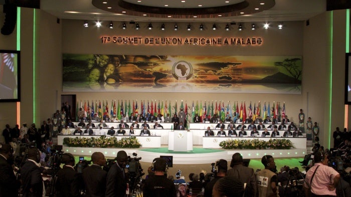 17th Ordinary African Union Summit in Malabo, Equatorial Guinea, July 2, 2011. 