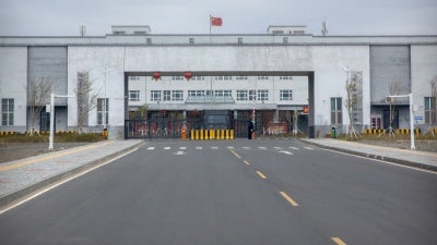 Urumqi No. 3 Detention Center in Dabancheng, China.