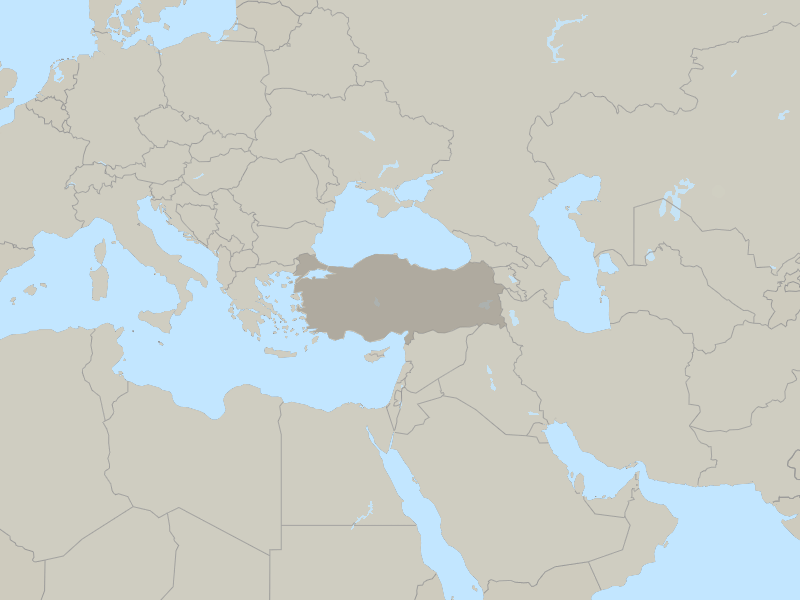 map of Turkey