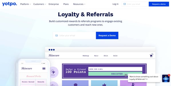 customer loyalty system yotpo for customer retention