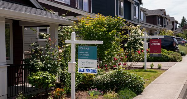 Homes for sale in the West Seattle neighborhood of Seattle, Washington, US, on Tuesday, June 18, 2024.