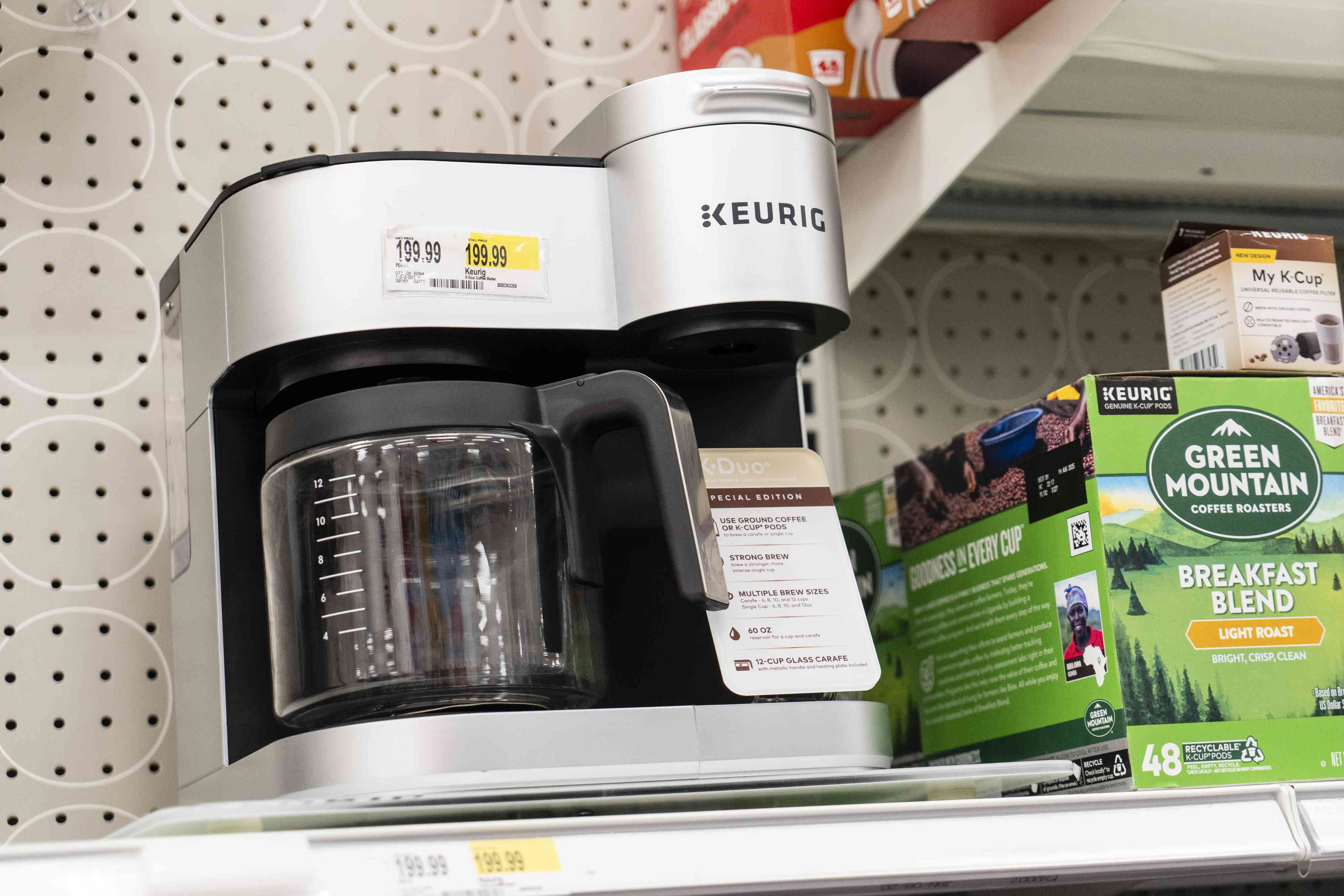 A Keurig coffee maker