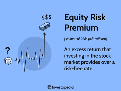 Equity Risk Premium: An excess return that investing in the stock market provides over a risk-free rate.