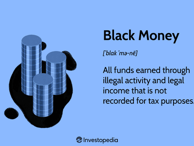 Black Money: All funds earned through illegal activity and legal income that is not recorded for tax purposes.