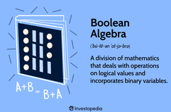 Boolean Algebra: A division of mathematics that deals with operations on logical values and incorporates binary variables.