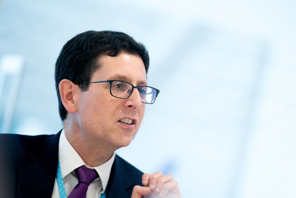 Phillip Swagel, director of the Congressional Budget office, during an interview in Washington, DC, US, on Wednesday, May 8, 2024. The cost of extending the 2017 tax cuts enacted under President Donald Trump has expanded to $3.8 trillion over ten years, putting a massive price tag on what is likely to be a top issue in Washington next year, according to new estimates from Congress's fiscal scorekeeper.