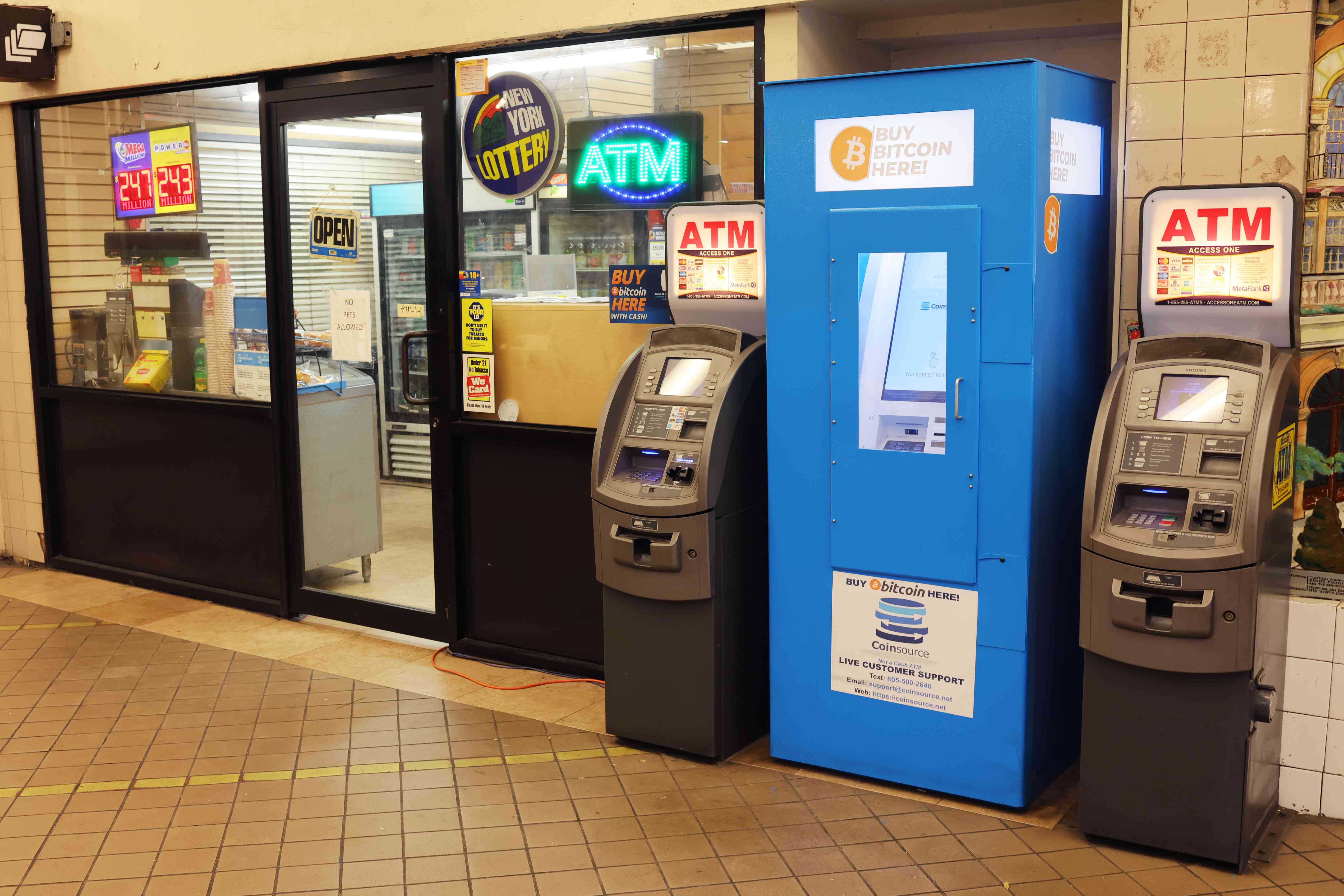 A bitcoin ATM at the Clark Street subway station on June 13, 2022, in Brooklyn, New York