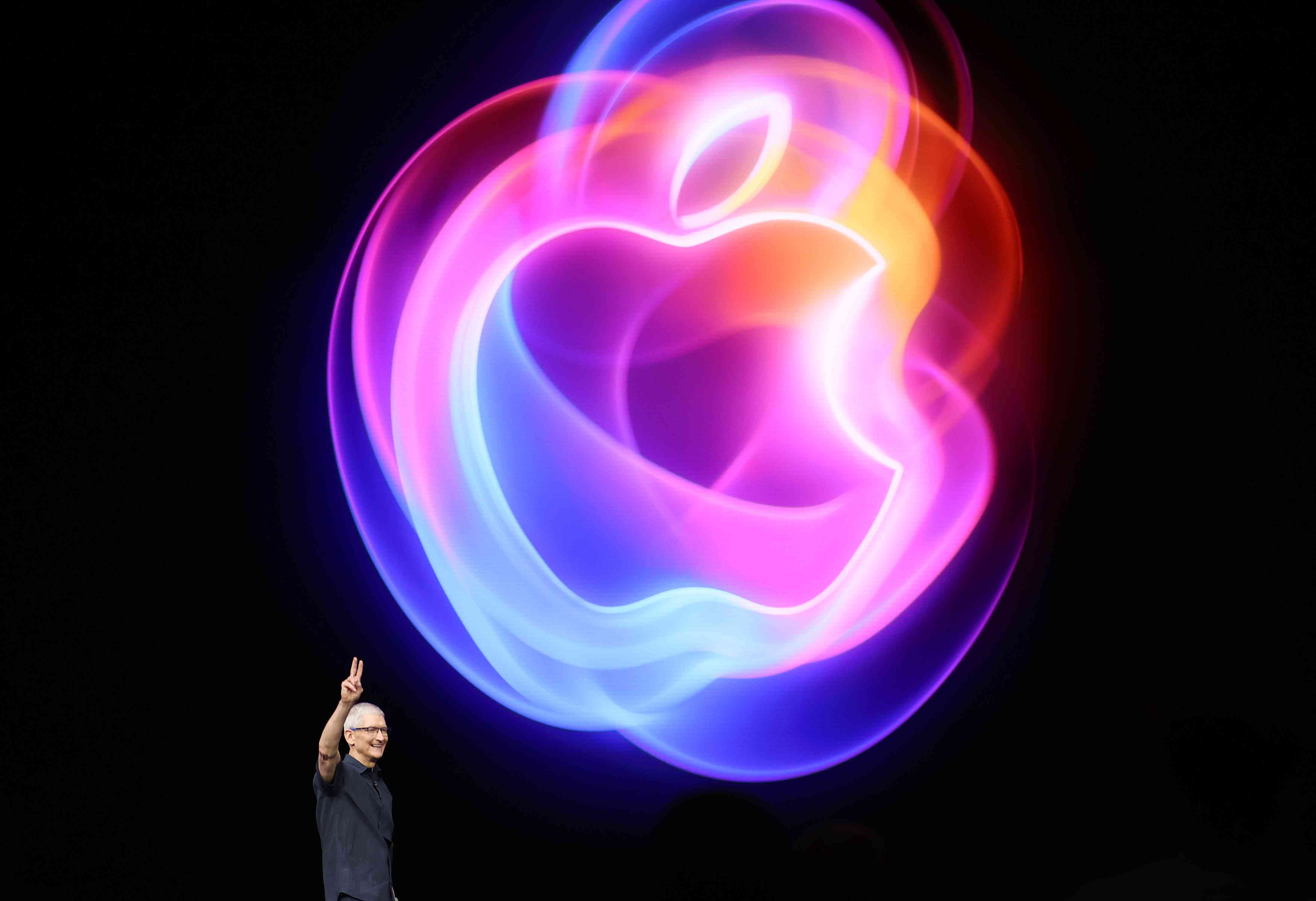 Apple CEO Tim Cook at the company's September 2024 product event