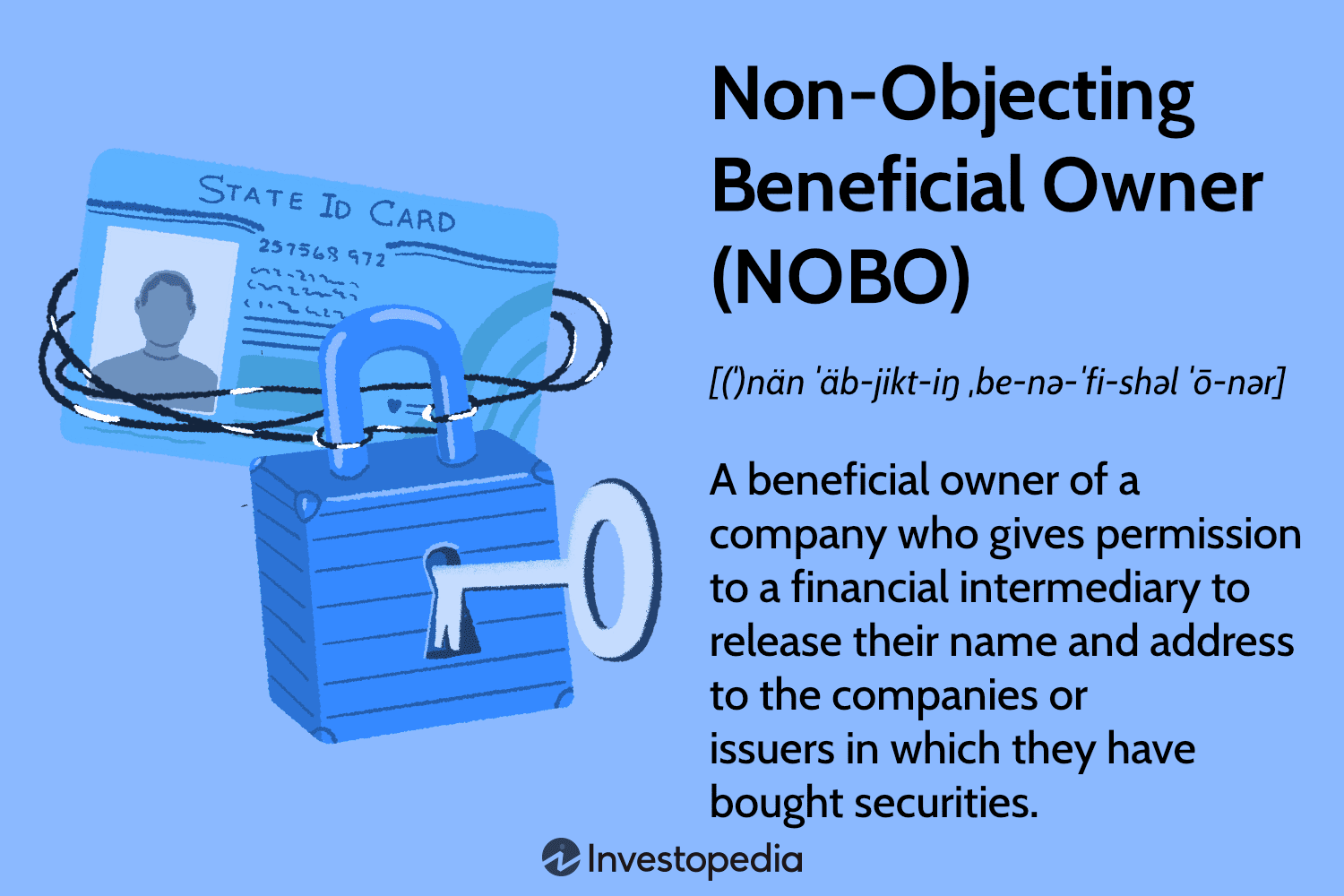 Non-Objecting Beneficial Owner (NOBO)