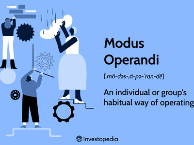 Modus Operandi: An individual or group's habitual way of operating.