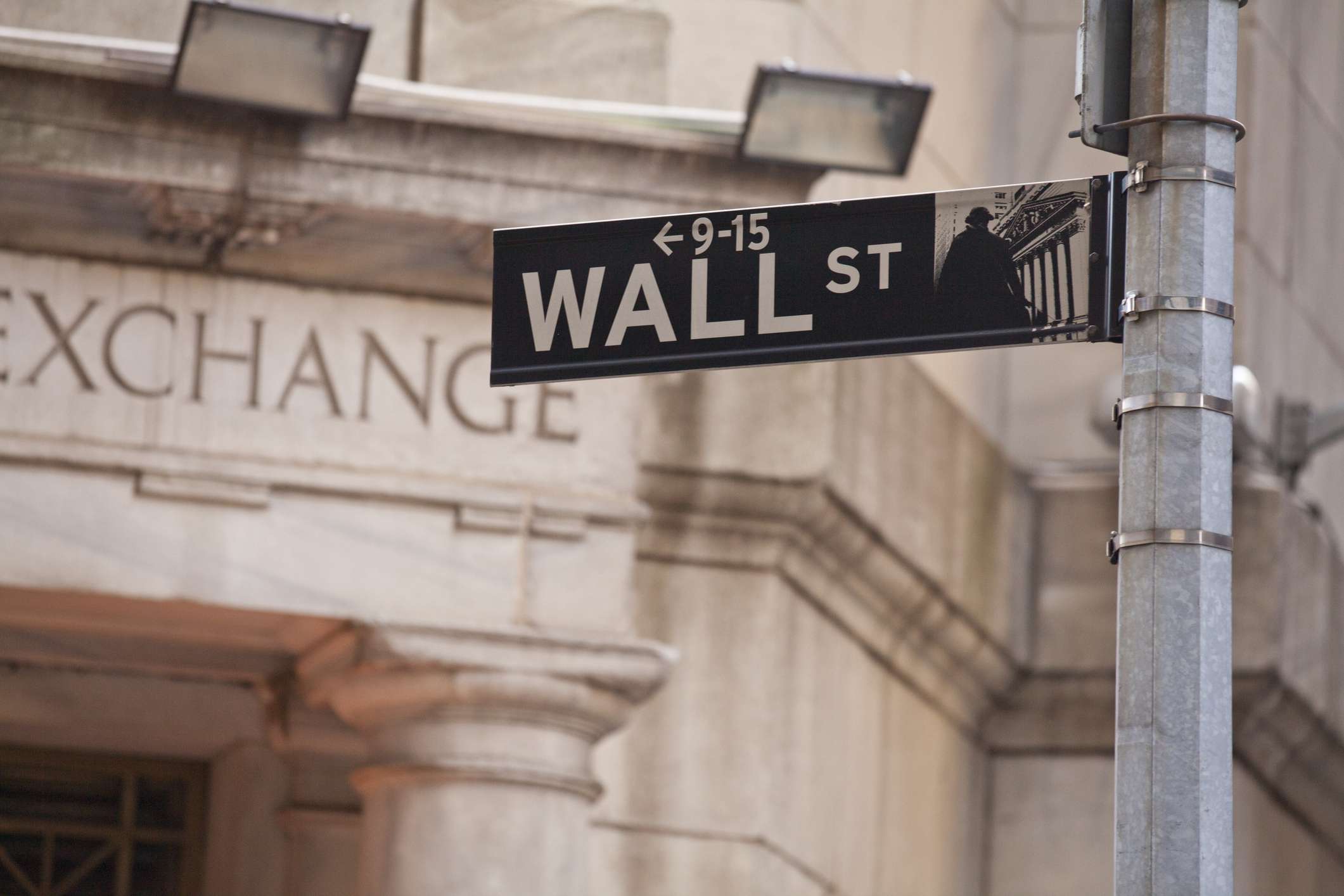 Wall Street street sign