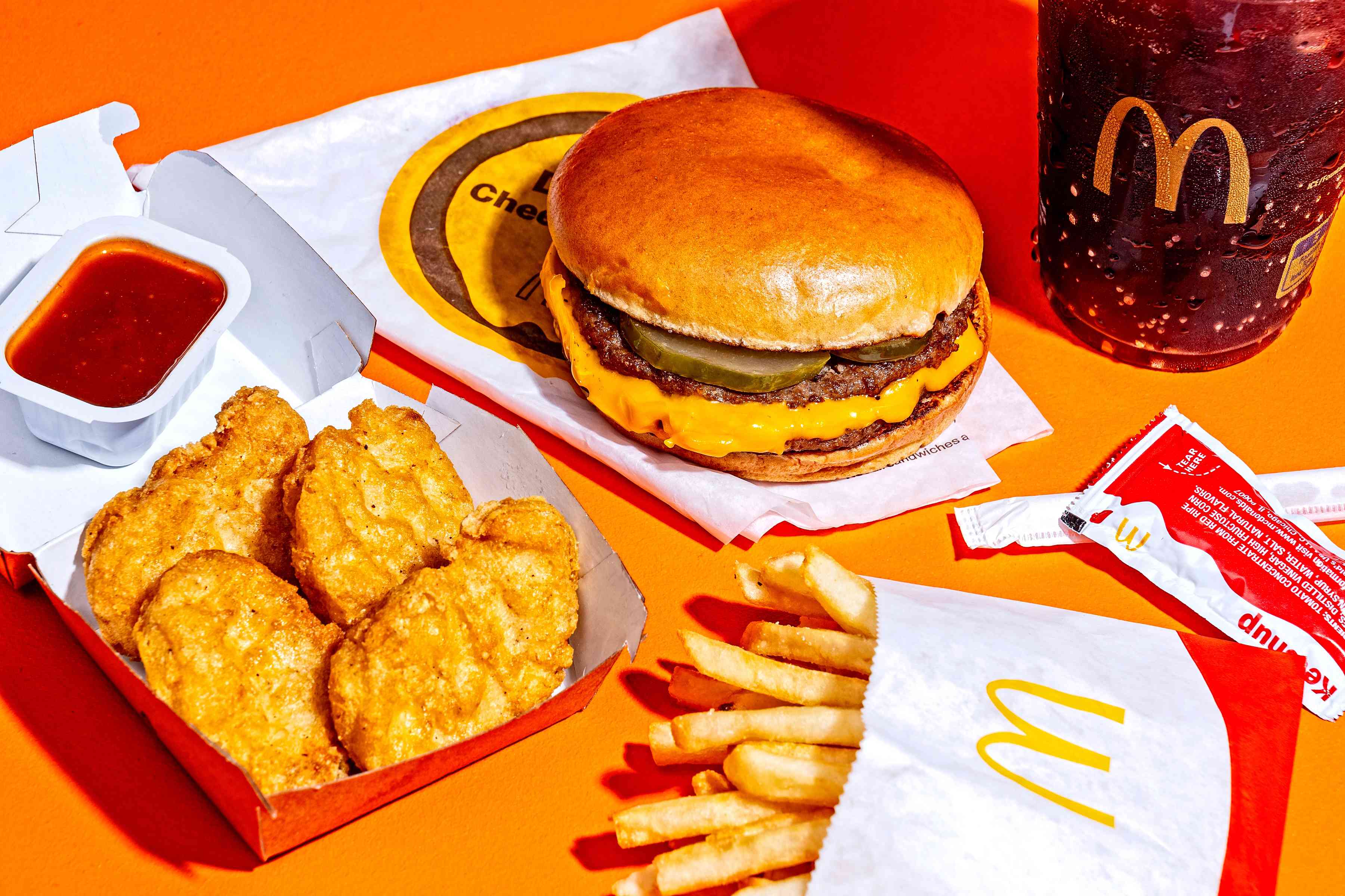 A McDonald's value meal, photographed in August. 