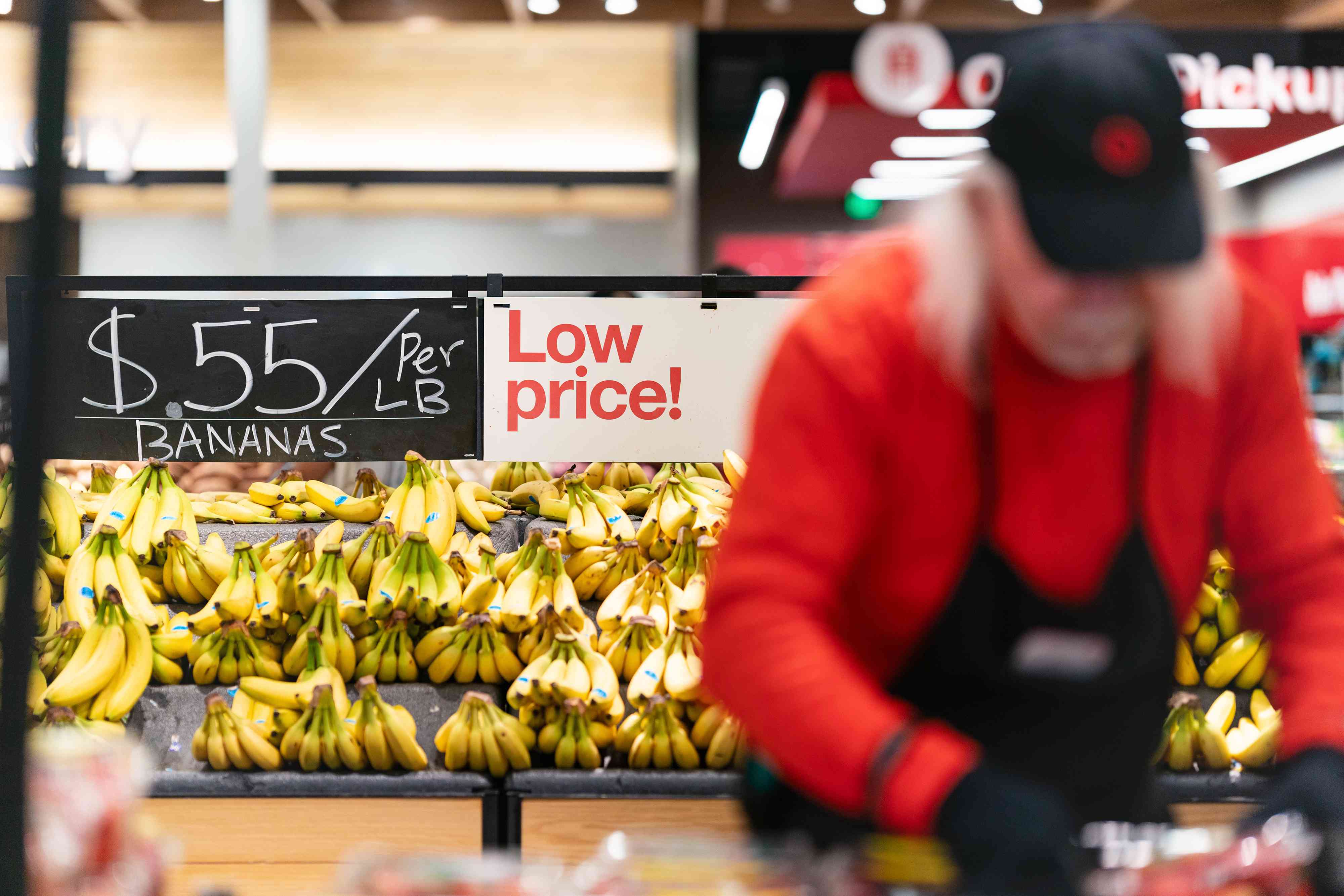 Signage in the produce section of the Target Corp. flagship store in Edina, Minnesota, US, on Thursday, Sept. 5, 2024.