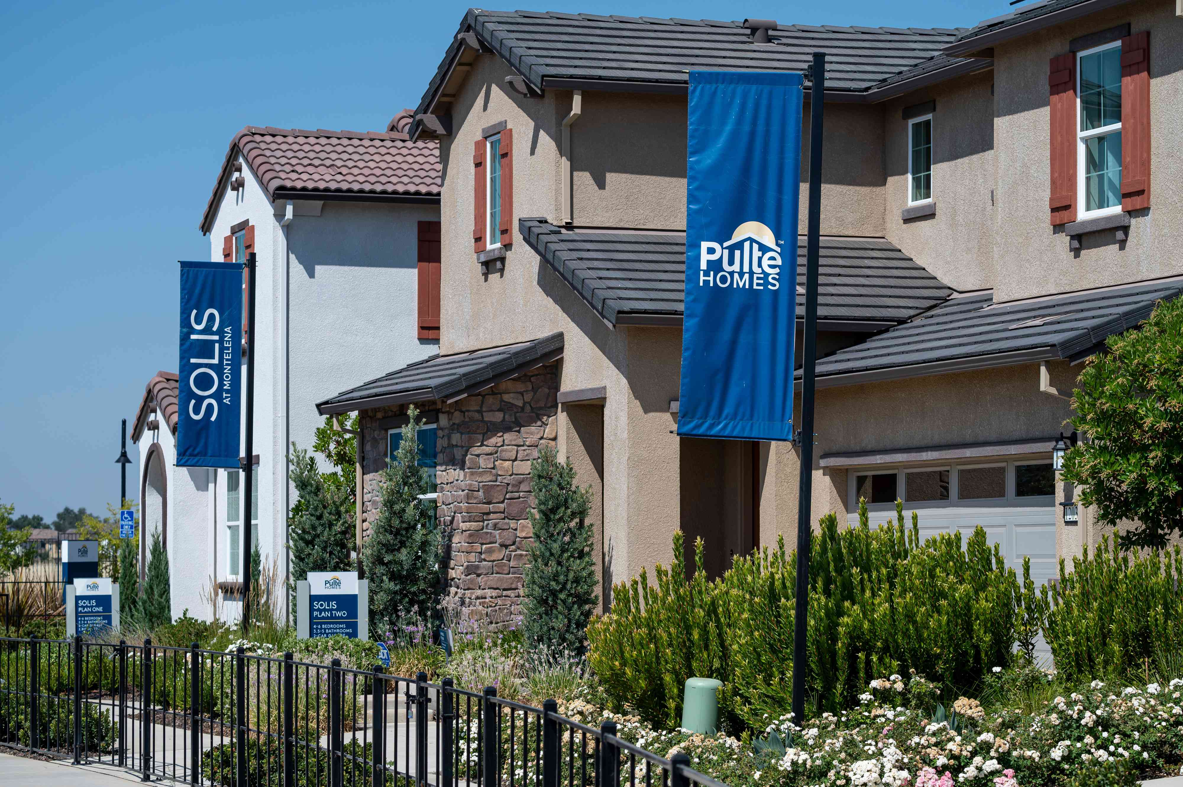 The Pulte Homes Ascent at Montelena development in Rancho Cordova, California, US, on Monday, July 22, 2024.