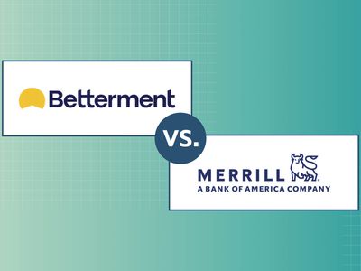 Image shows two robo-advisor logos for Betterment and Merrill Guided Investing.