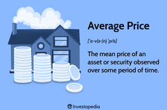 Average Price: The mean price of an asset or security observed over some period of time.