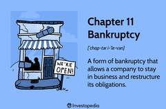 Chapter 11 Bankruptcy: A form of bankruptcy that allows a company to stay in business and restructure its obligations.