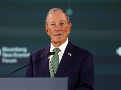 Michael Bloomberg, founder of Bloomberg LP, during the Bloomberg New Economy Forum in Singapore, on Wednesday, Nov. 8, 2023.