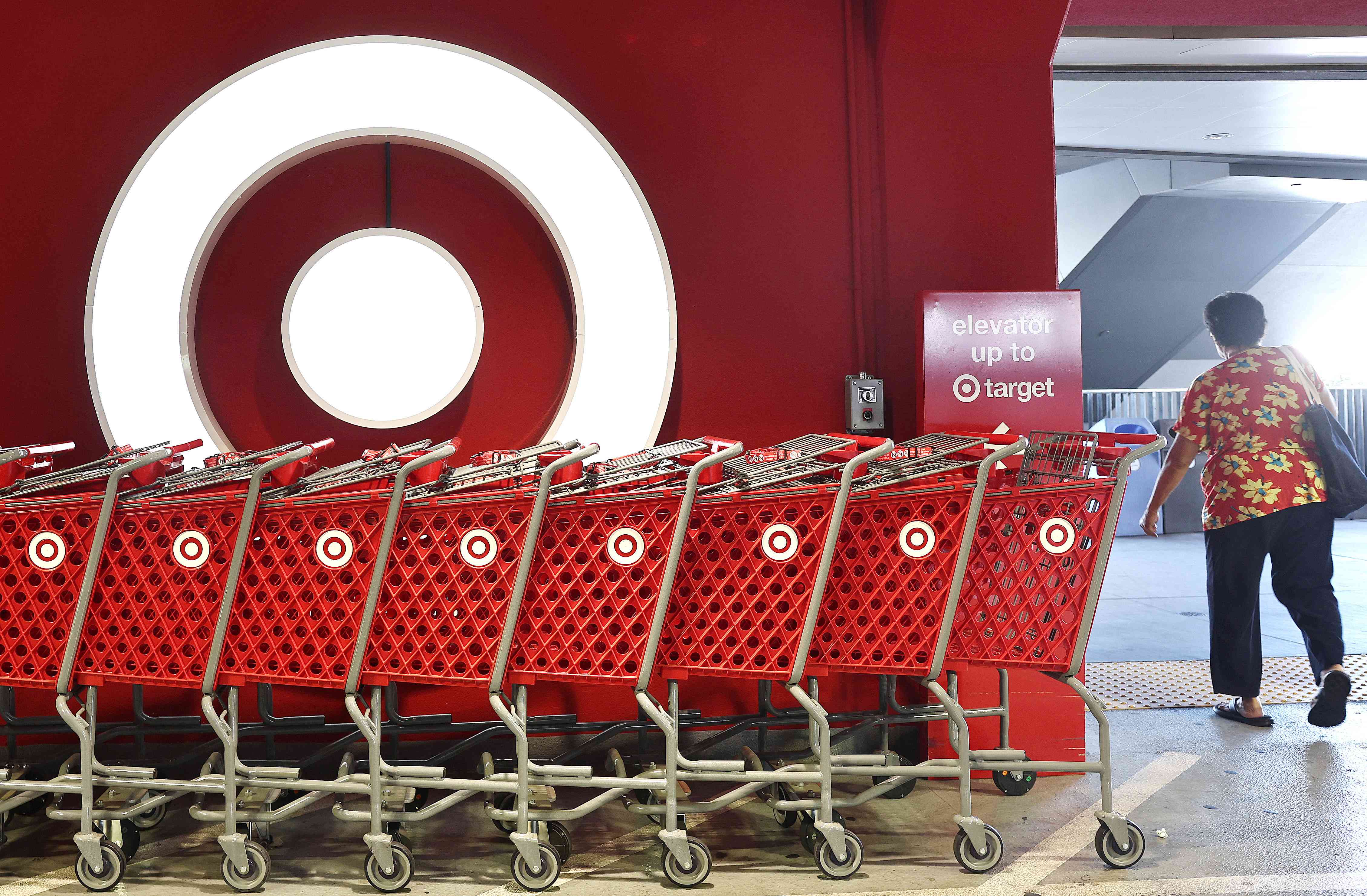 The Target logo is displayed at a Target store.