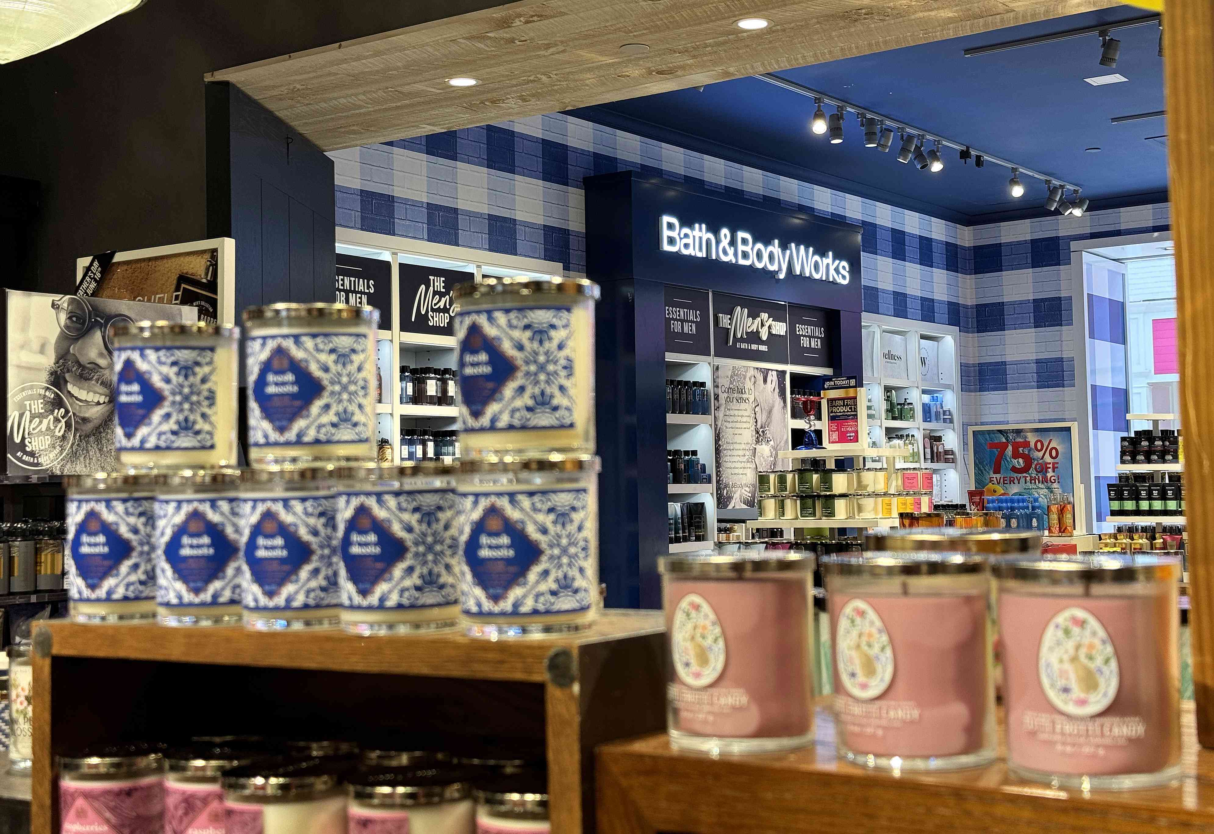 Inside a Bath & Body Works store in California in June. 