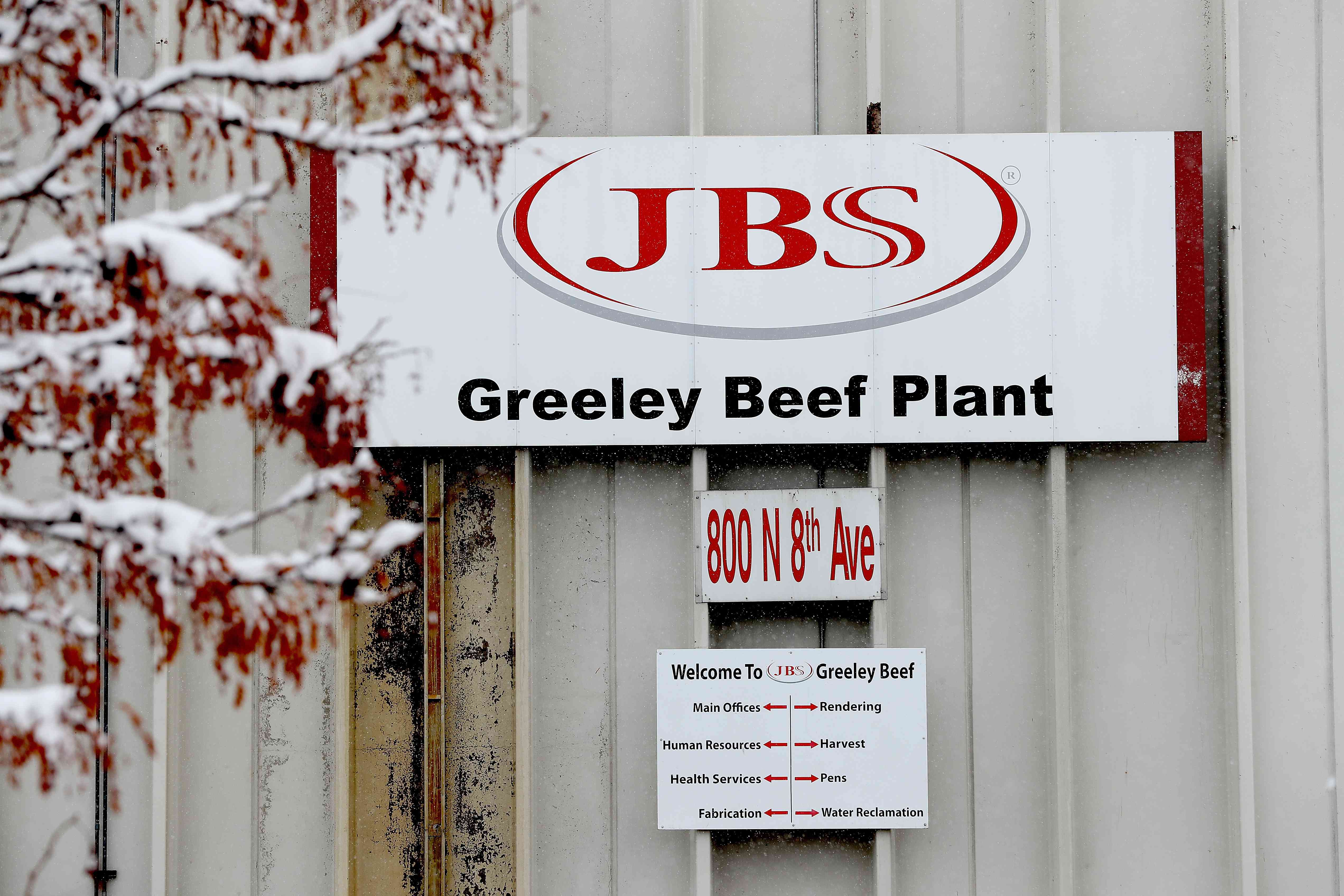 JBS meatpacking plan in Colorado