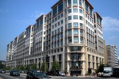 The International Finance Corporation headquarters, 2121 Pennsylvania Avenue, NW in the Foggy Bottom neighborhood of Washington, D.C.